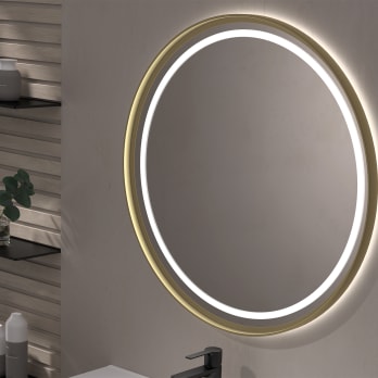 Espejo de baño con luz LED Caicos Eurobath