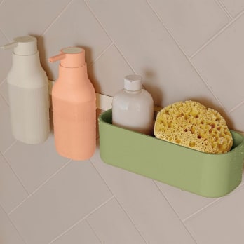 Set modular para ducha con dosificador y guía a pared Alife de Cosmic