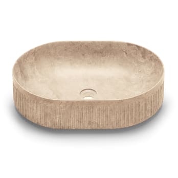 Lavabo sobre encimera Striae Bathco oval