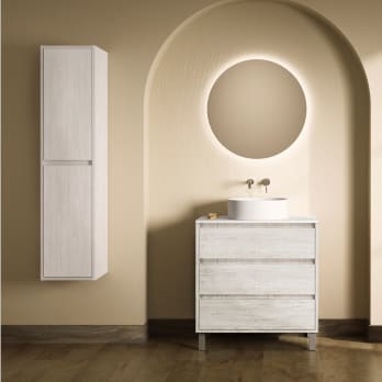 Mueble de baño con encimera de Solid Surface Boston Bruntec