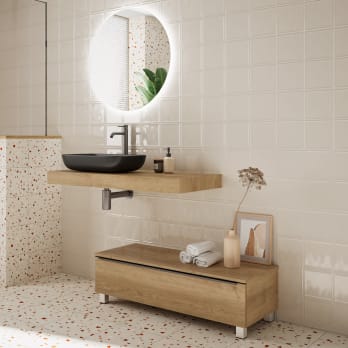 Conjunto mueble de baño con encimera Flow Coycama