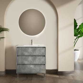 Conjunto mueble de baño Boston Bruntec