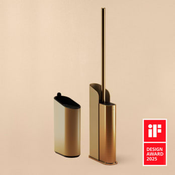 Conjunto Escobillero y Papelera Flat de Cosmic