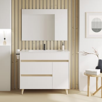 Conjunto mueble de baño Kaori Amizuva