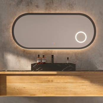 Espejo de baño con luz LED Rimini Ledimex