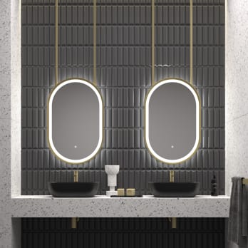 Espejo de baño con luz LED Boracay Eurobath