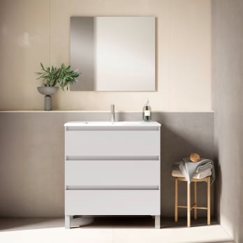 Conjunto mueble de baño fondo reducido 40 cm Nido Viso