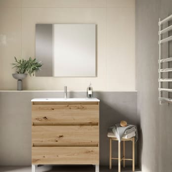 Conjunto mueble de baño fondo reducido 39.5 cm Box Viso Bath