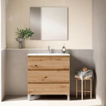 Conjunto mueble de baño fondo reducido 40 cm Nido Viso