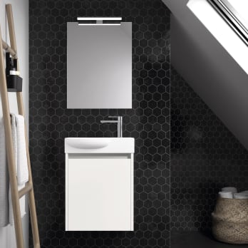 Conjunto mueble de baño fondo reducido 25 cm Slim Ávila Dos