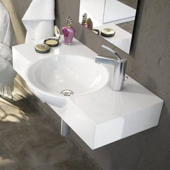 Lavabo suspendido fondo reducido Bemus Art and Bath