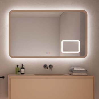 Espejo de baño con luz LED Duomo Ledimex