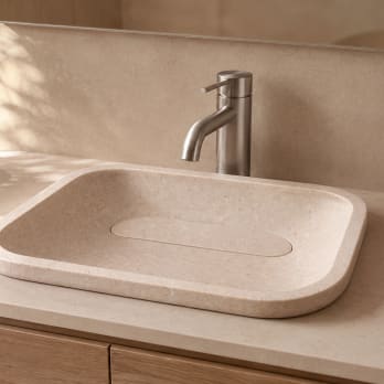 Lavabo de mármol natural River Bruntec