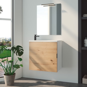 Conjunto mueble de baño fondo reducido 35 cm Petit Campoaras