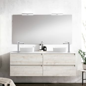 Mueble de baño con encimera MDF Hidrófuga Box Viso