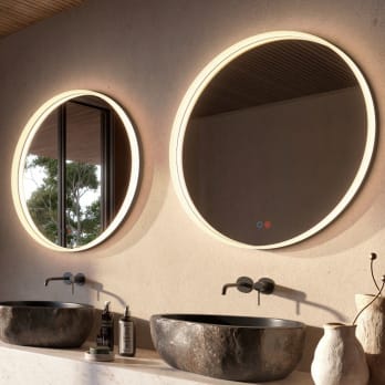Espejo de baño con luz LED Bolonia Ledimex