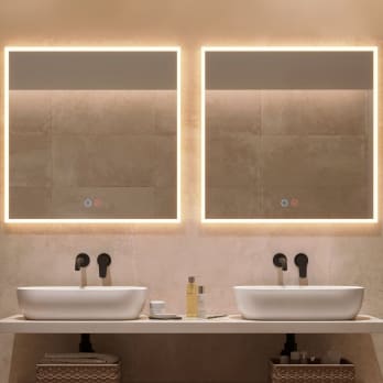 Espejo de baño con luz LED Boston Ledimex
