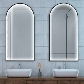 Espejo de baño con luz LED Roma Ledimex