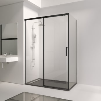 Mampara de ducha Treban nergo mate Torvisco