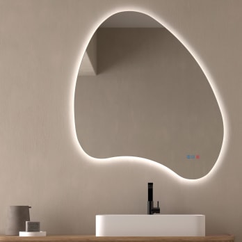 Espejo de baño con luz LED Wave Bruntec