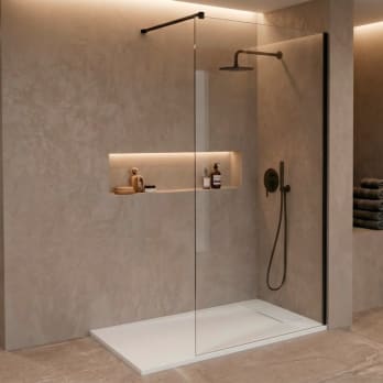 Kit plato de ducha con mampara Alana Bruntec
