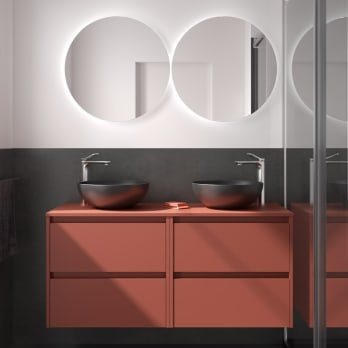 Mueble de baño con encimera de madera Noja Salgar