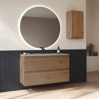 Mueble de baño color madera Vilma Bruntec
