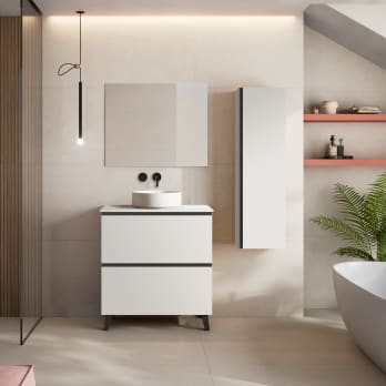 Mueble de baño con encimera de HDF Compatech Granada Visobath
