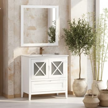 Conjunto mueble de baño Kai Bruntec