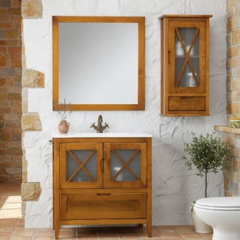 Conjunto mueble de baño Kai Bruntec