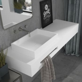 Lavabo sobre encimera Square Lines Bruntec