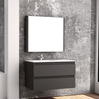 Mueble de baño fondo reducido 37.8 cm Aqua Campoaras