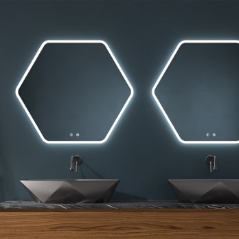 Espejo de baño con luz LED Mare de Eurobath
