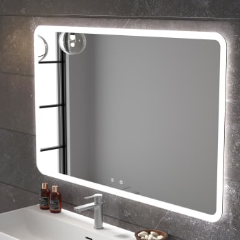 Espejo de baño con luz LED Mykonos Eurobath
