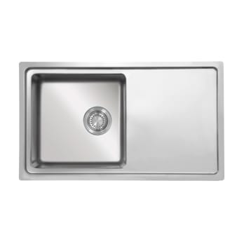 Fregadero de cocina con poza desplazada Luxor de Solfless
