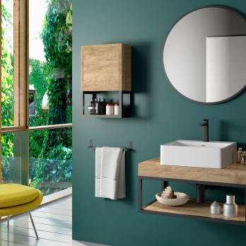 Mueble de baño con encimera Spok Industrial Coycama