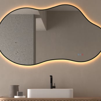 Espejo de baño con luz LED Stone Bruntec