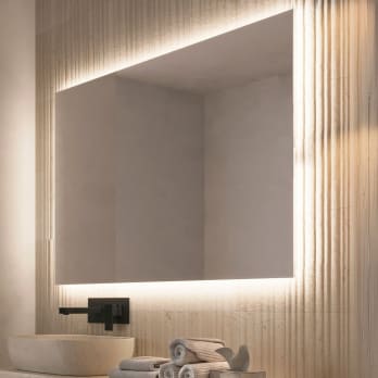 Espejo de baño con luz LED Suecia Ledimex