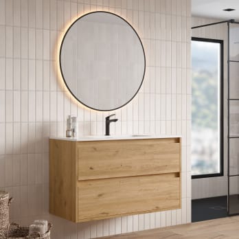 Conjunto completo de mueble de baño Artemisa Bruntec