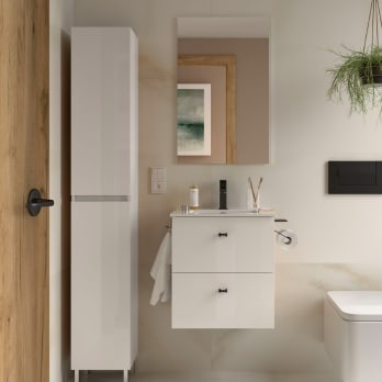 Conjunto mueble de baño fondo reducido 35cm Inara Salgar