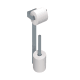Portarrollo de baño con reserva Slim de Manillons Torrent principal 5