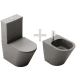 Pack inodoro compacto + bidé Venecia Fossil Natura detalle 3