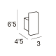 Percha de baño Natura 1900 Manillons Torrent Croquis 1