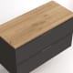 Mueble de baño con encimera de madera Ebi Bruntec colores detalle 10