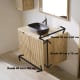 Mueble de Baño de madera maciza a Medida con encimera Alpes 14 Bruntec croquis 6