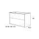 Mueble de baño con encimera hidrófuga Novus Avila Dos croquis 6