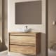Mueble de baño con encimera de madera Candem Bruntec principal 0