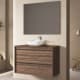 Mueble de baño con encimera de madera Candem Bruntec principal 1