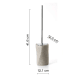 Conjunto de accesorios de baño Libra Gedy croquis 6