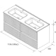 Conjunto mueble de baño Kira Salgar croquis 17